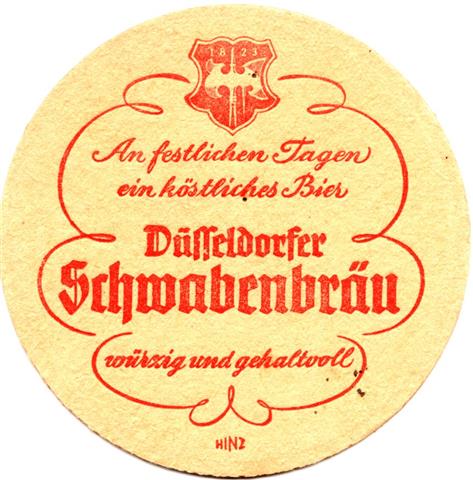 dsseldorf d-nw schwaben rund 3b (215-an festlichen-rot) 